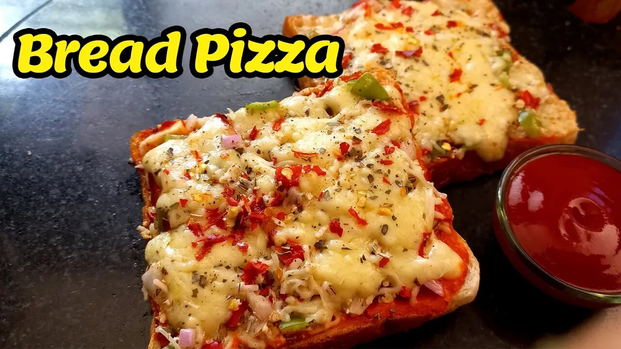 Easy and Delicious Bread Pizza that everyone will love #food #recipe