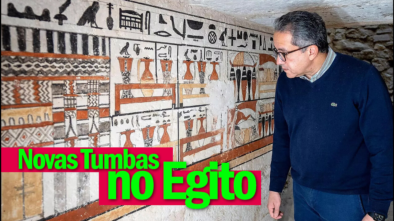 Novas Tumbas Descobertas no Egito | New Tombs Discovered in Egypt | JV Jornalismo Verdade