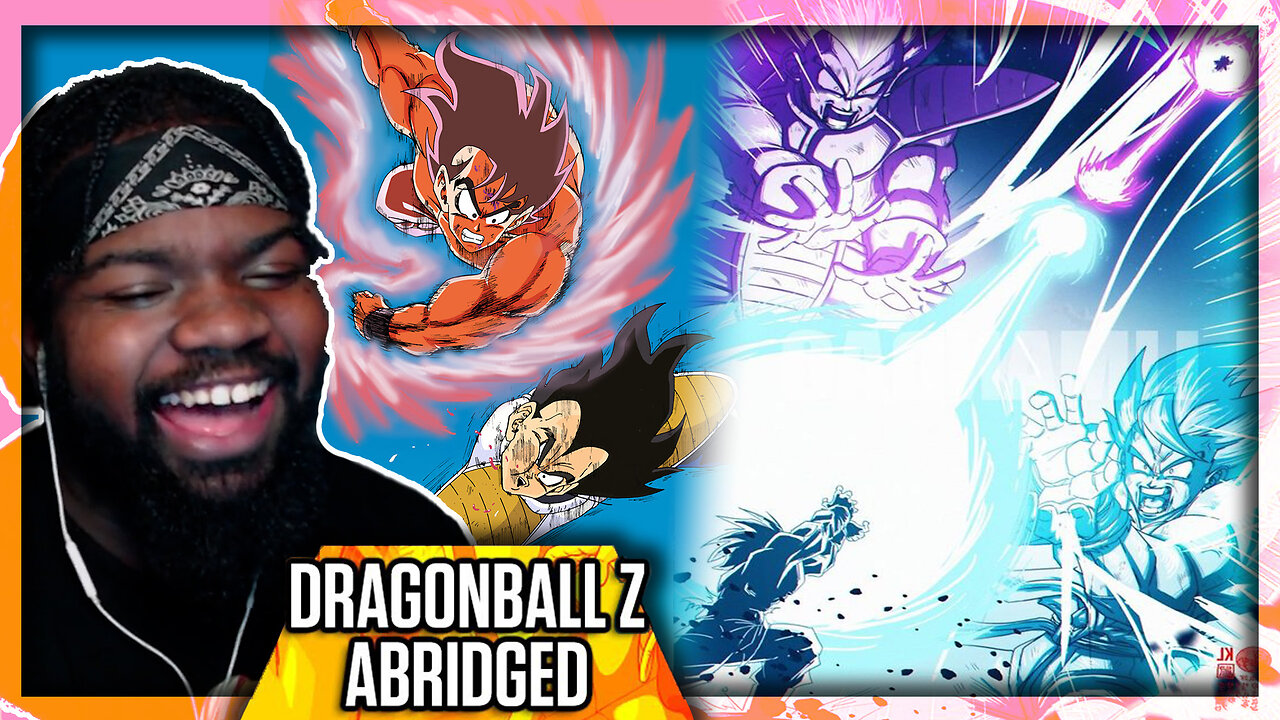 Goku getting on Vegetas Nerves | DragonBall Z Abridged: Episode 10 part 1 TeamFourStar