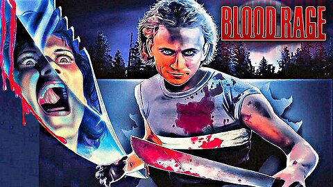 BLOOD RAGE 1987 Twin Wrongly Committed for Other Twin Escapes on Thanksgiving FULL MOVIE HD & W/S