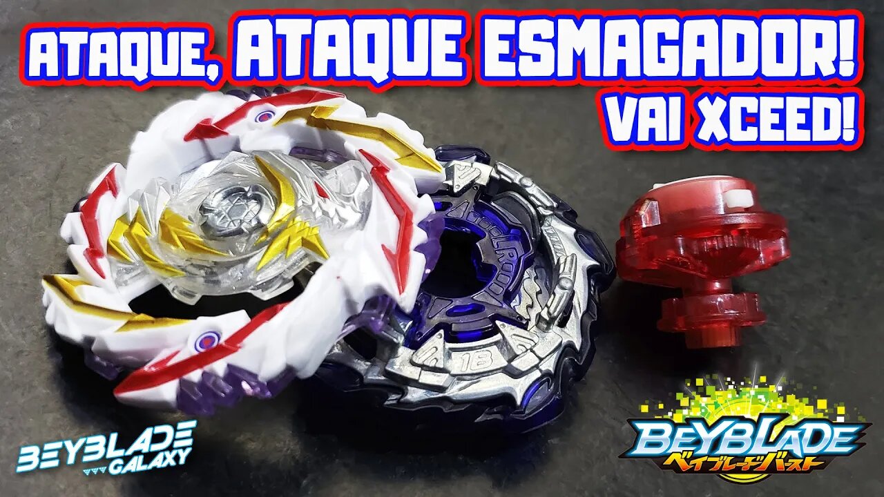Testando 019 - ABYSS DIABOLOS .Xc 1B contra três combos - Beyblade Burst ベイブレードバースト