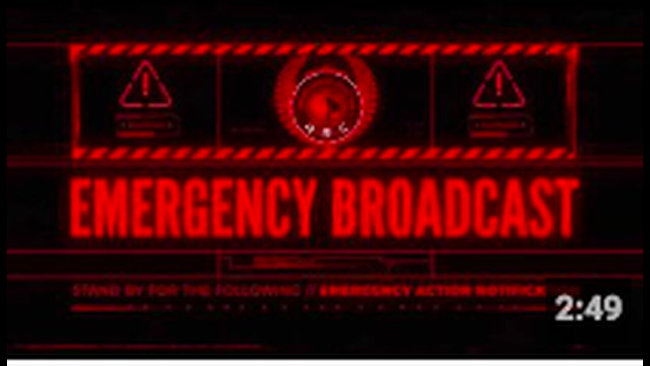 WARNING: EMERGENCY BROADCAST SYSTEM TO BE IMPLEMENTED - TRUDEAU MAKES A FOOL OF HIMSELF