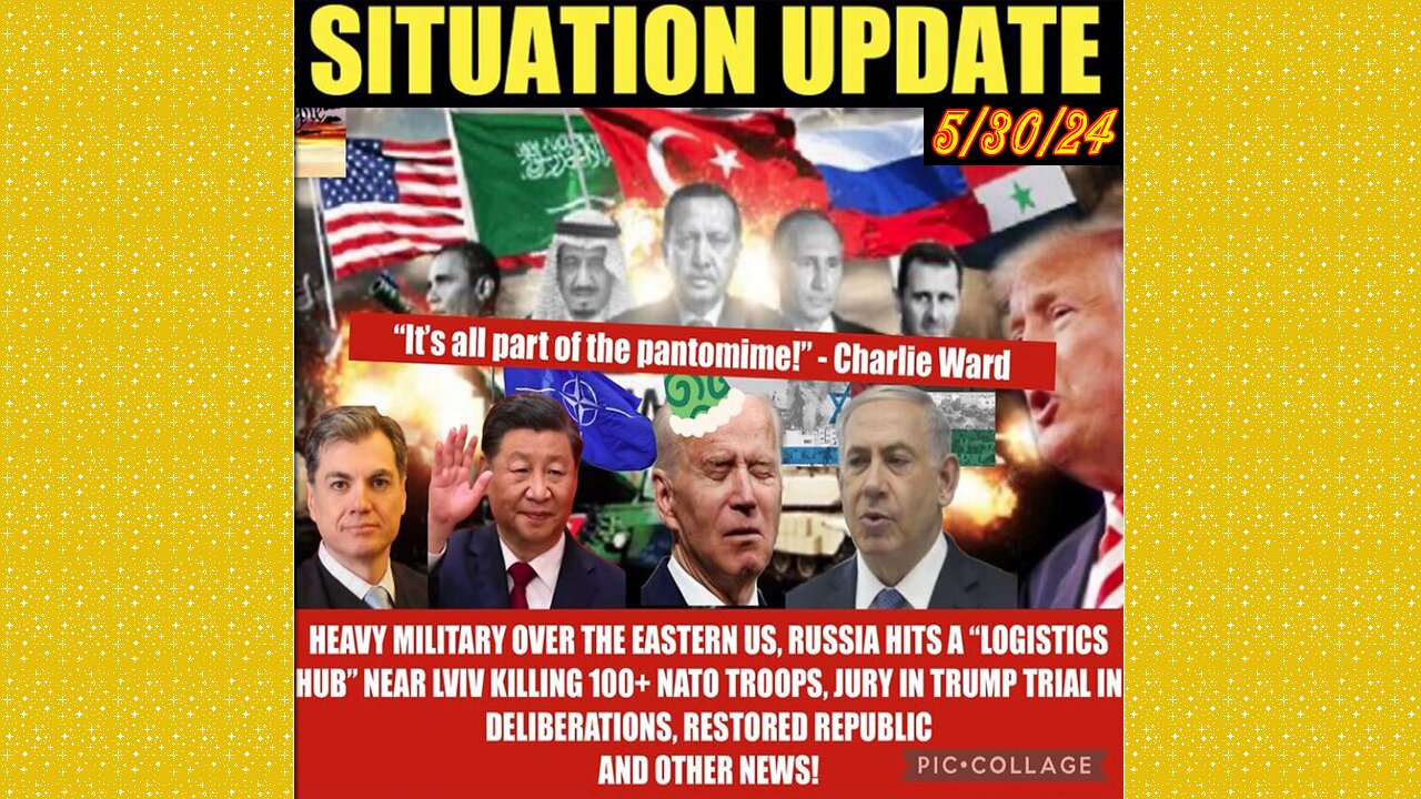 SG Anon. Juan O Savin ~ Situation Update 5/30/24 ~ Restored Republic > Judy Byington- Q+ White Hats