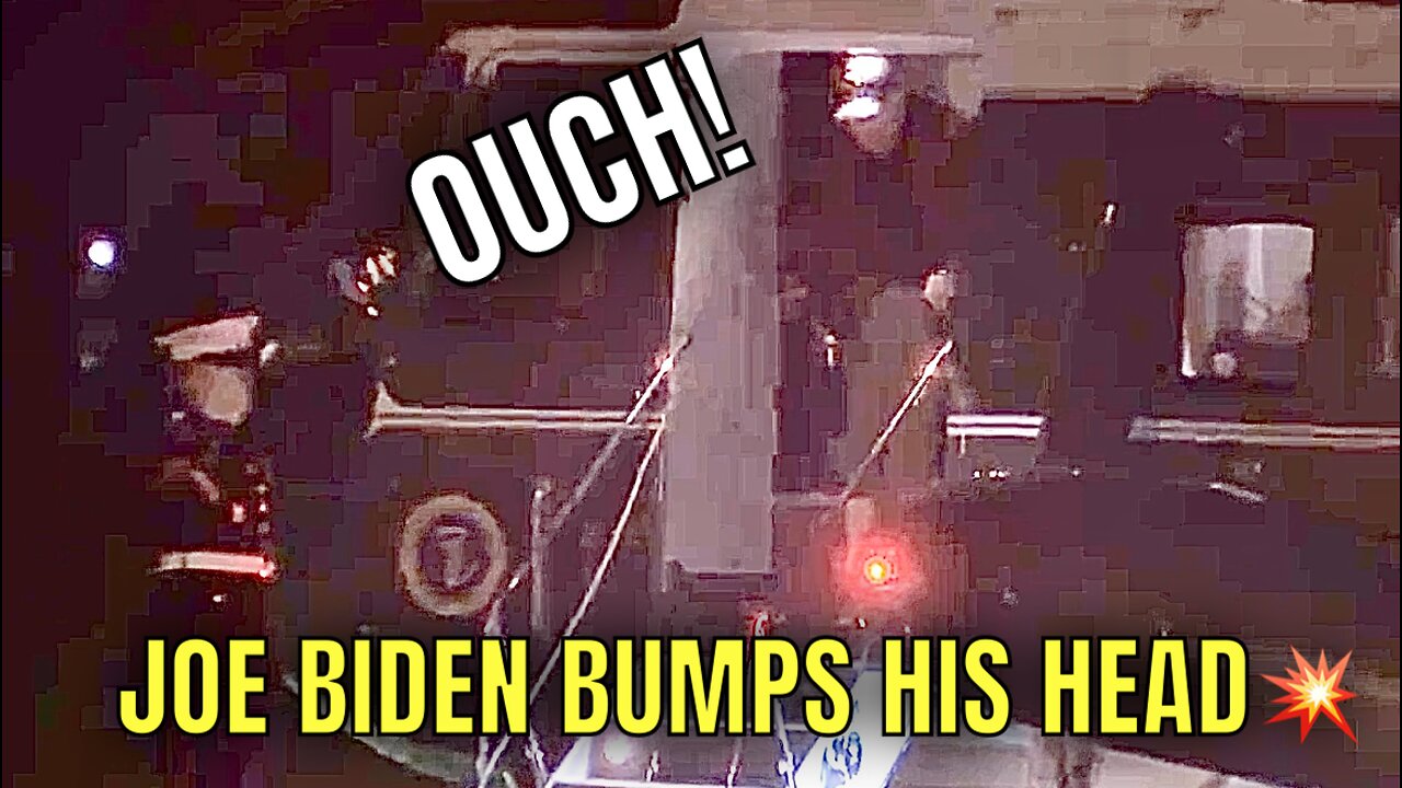 Biden appears to BUMP HIS HEAD on Marine One as debate persists over his mental fitness