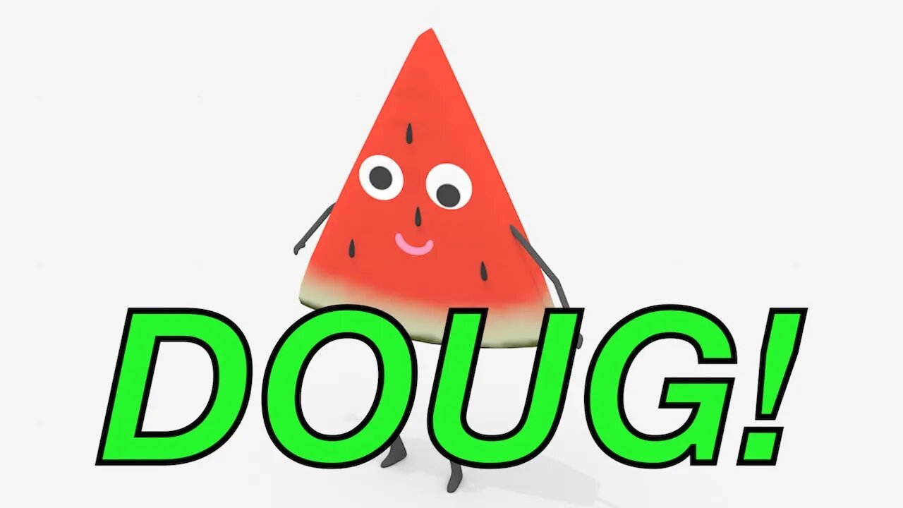 Happy Birthday DOUG! - WATERMELON Birthday Song