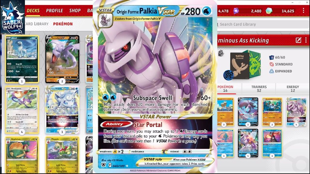 Pokemon TCG Live Palkia VSTAR Barbaracle Deck!!