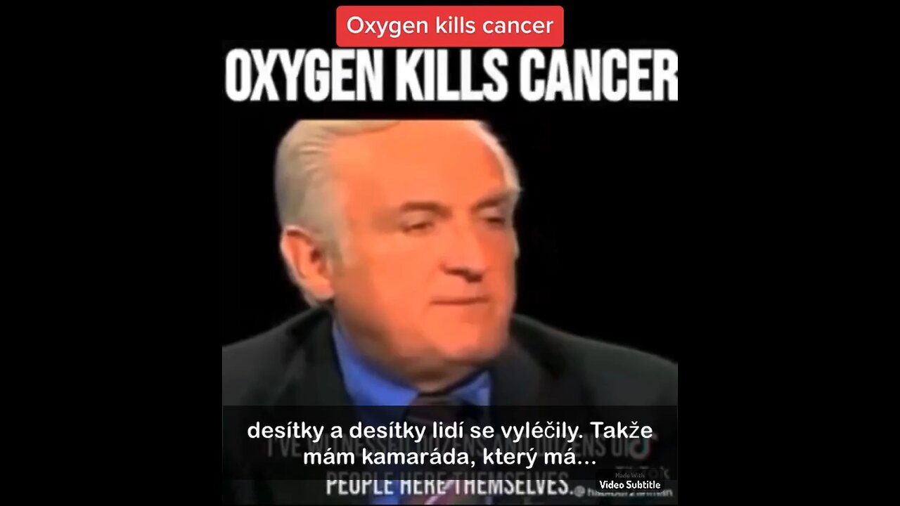 Kyslík zabíjí rakovinu. Oxygen kills cancer. Cz titulky