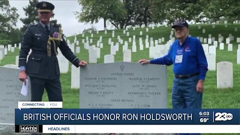 Ronald Holdsworth, RAF veteran and Bakersfield resident, honored in special ceremony