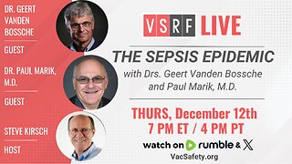 VSRF Live #156: The Sepsis Epidemic