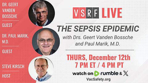 VSRF Live #156: The Sepsis Epidemic