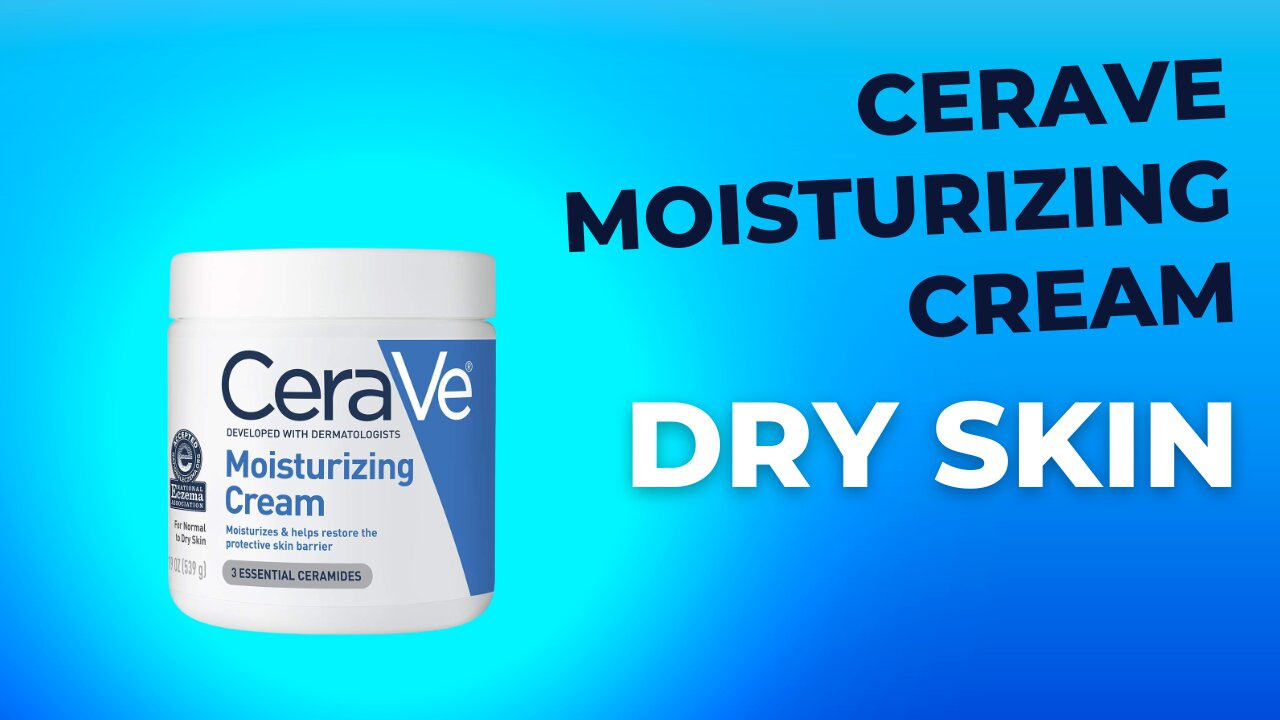 CeraVe Moisturizing Cream | Body and Face Moisturizer for Dry Skin