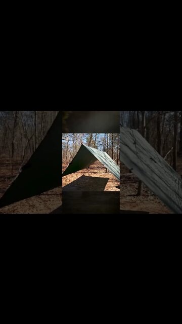 Flying the Tarp: A-Frame Advantages #Shorts