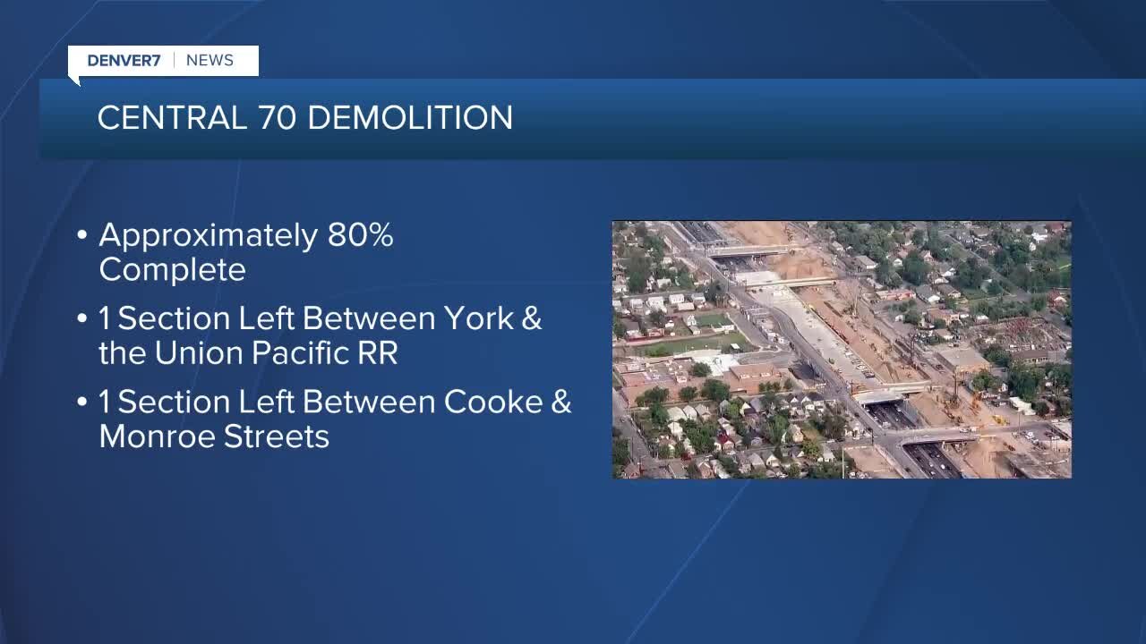 Central 70 update: 8 miles now in final configuration