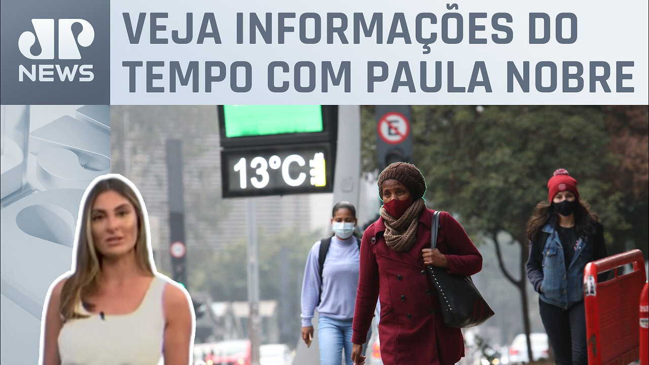 Nova frente fria atua no Brasil nesta semana | Previsão do Tempo