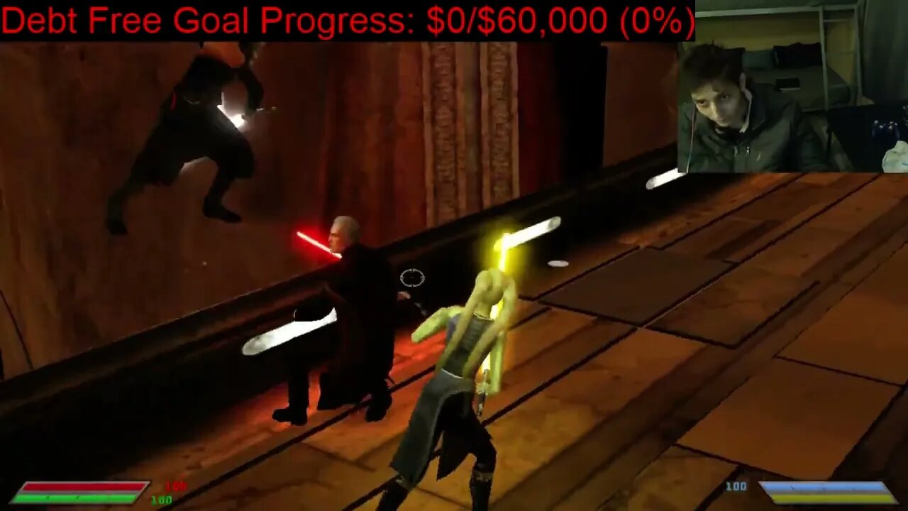 Ahsoka Tano VS Count Dooku In A Battle With Live Commentary In Star Wars Jedi Knight Jedi Academy