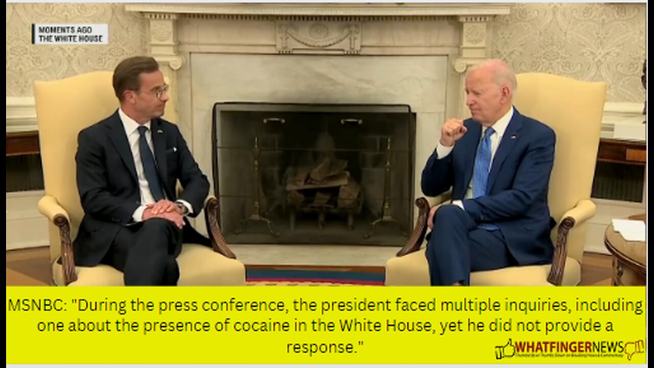 MSNBC: "During the press conference, the president faced multiple inquiries