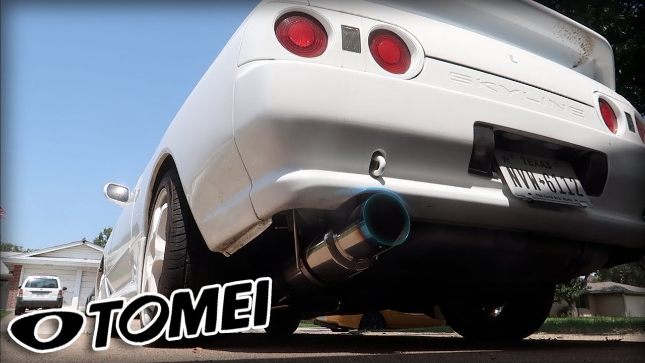 LIGHTEST and BEST Exhaust for a Nissan Skyline GTR