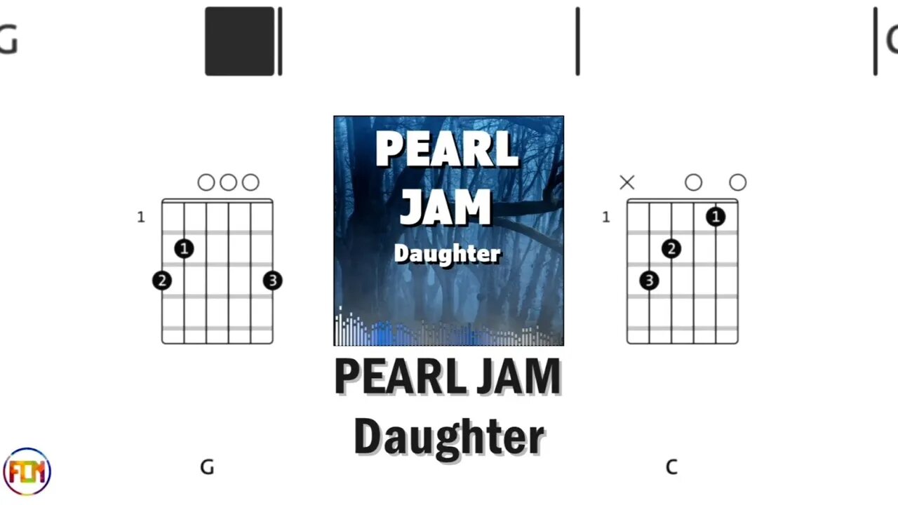 PEARL JAM Daughter FCN GUITAR CHORDS & LYRICS