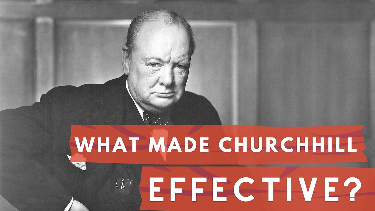 What was it that made Churchill a modern-day prophet?