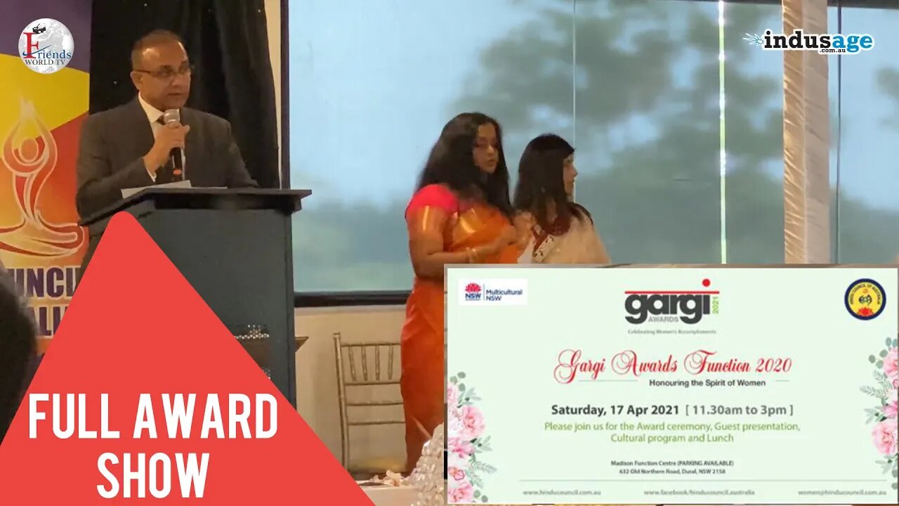 Gargi Awards Function 2021 | Indus Age | Friends World TV