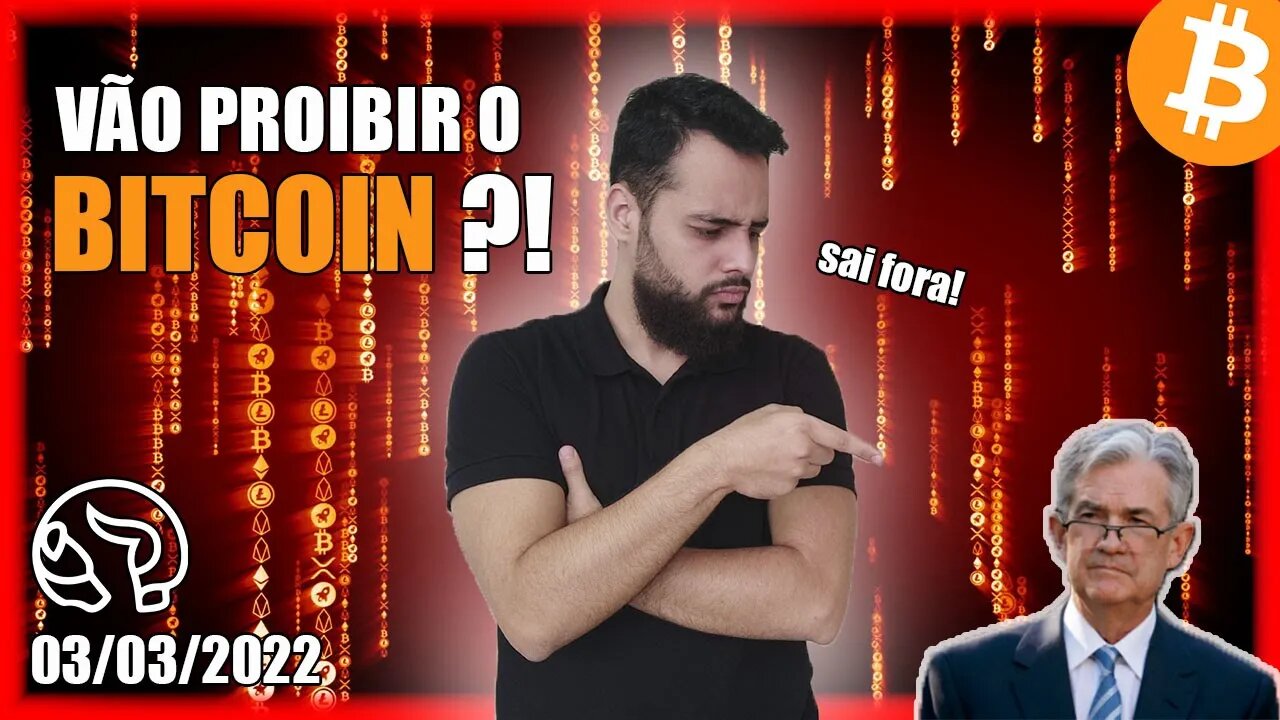 VÃO REGULAR O BITCOIN! ATENÇÃO COM ISSO! Análise BTC 03/03/2022
