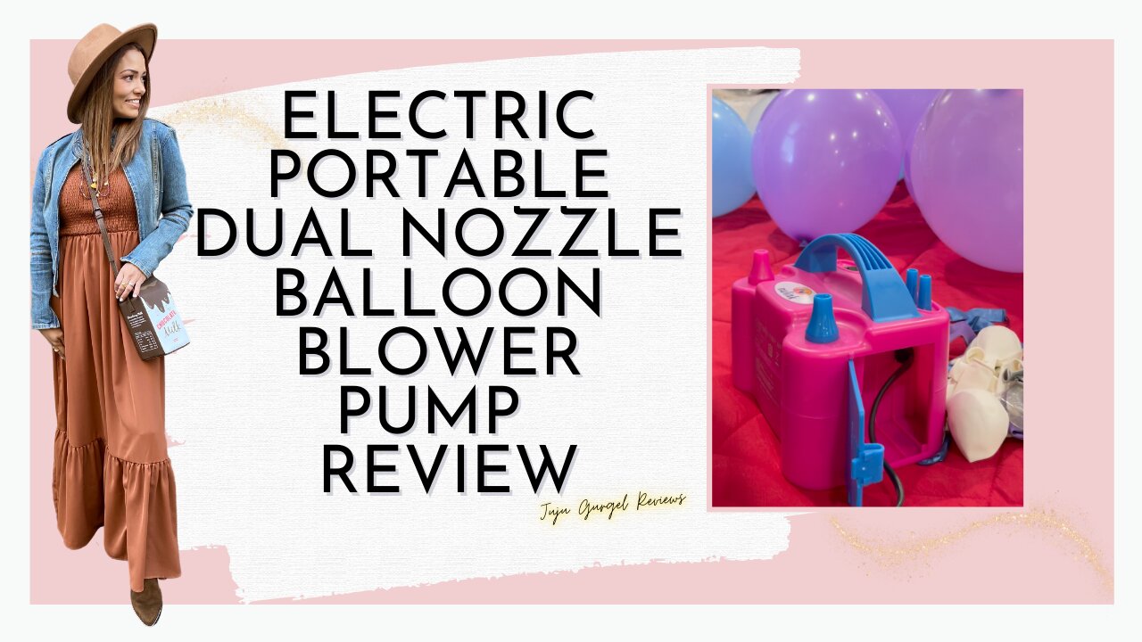 Electric Portable Dual Nozzle Balloon Blower Pump review