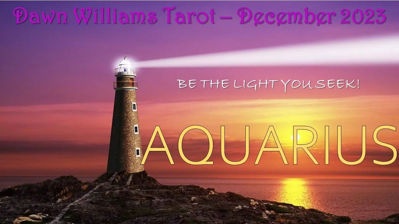 AQUARIUS♒️ DECEMBER READING FOR 2023 ♥ #aquarius #aquariustarot #aquariustarotreading