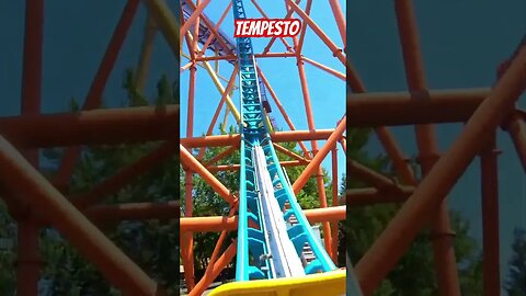 Tempesto 4K Short #buschgardenswilliamsburg #buschgardens #themepark #tempesto #williamsburg