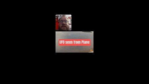 UFO Seen From Airplane