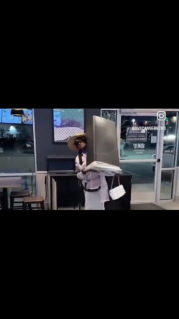 Wild Woman Destroying A Taco Bell: California Has Obviously Become One Giant Open Air Insane Asylum