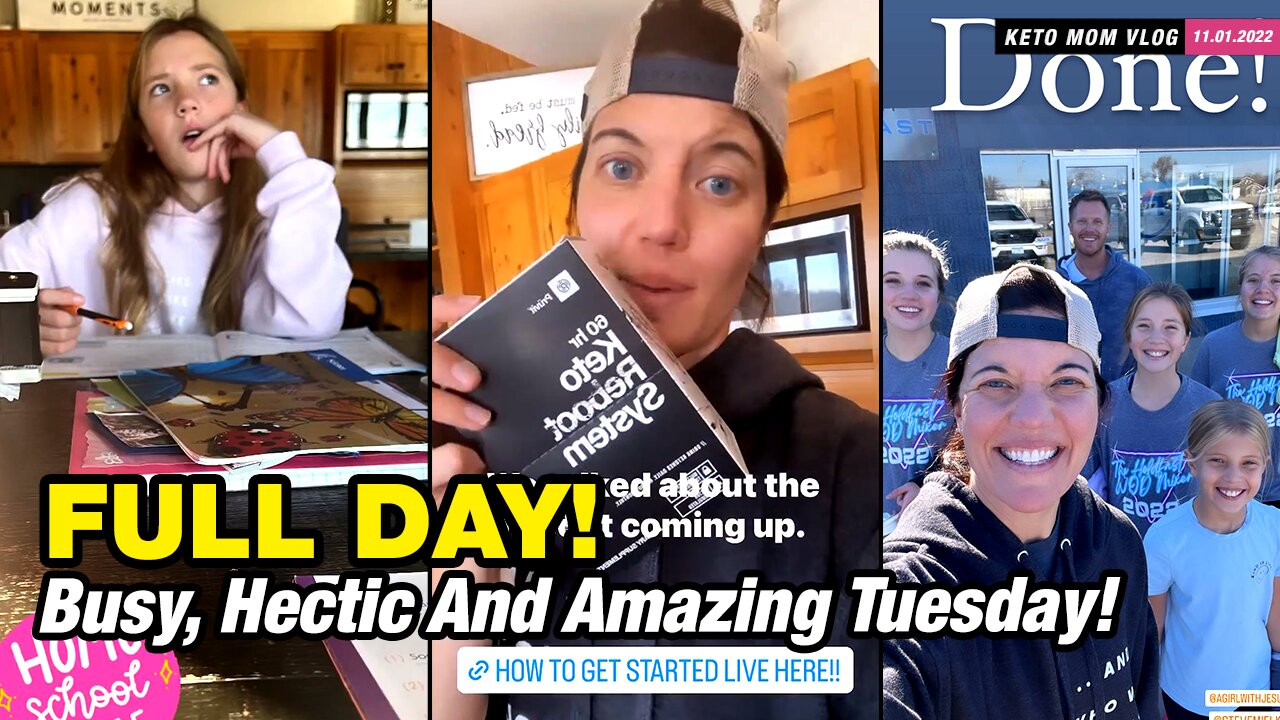 Ketones, CrossFit And A Lot More! It's Been An Amazing Tuesday! | KETO Mom Vlog