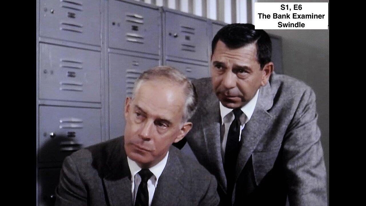 Public Domain: Dragnet S1, E6:The Bank Examiner Swindle