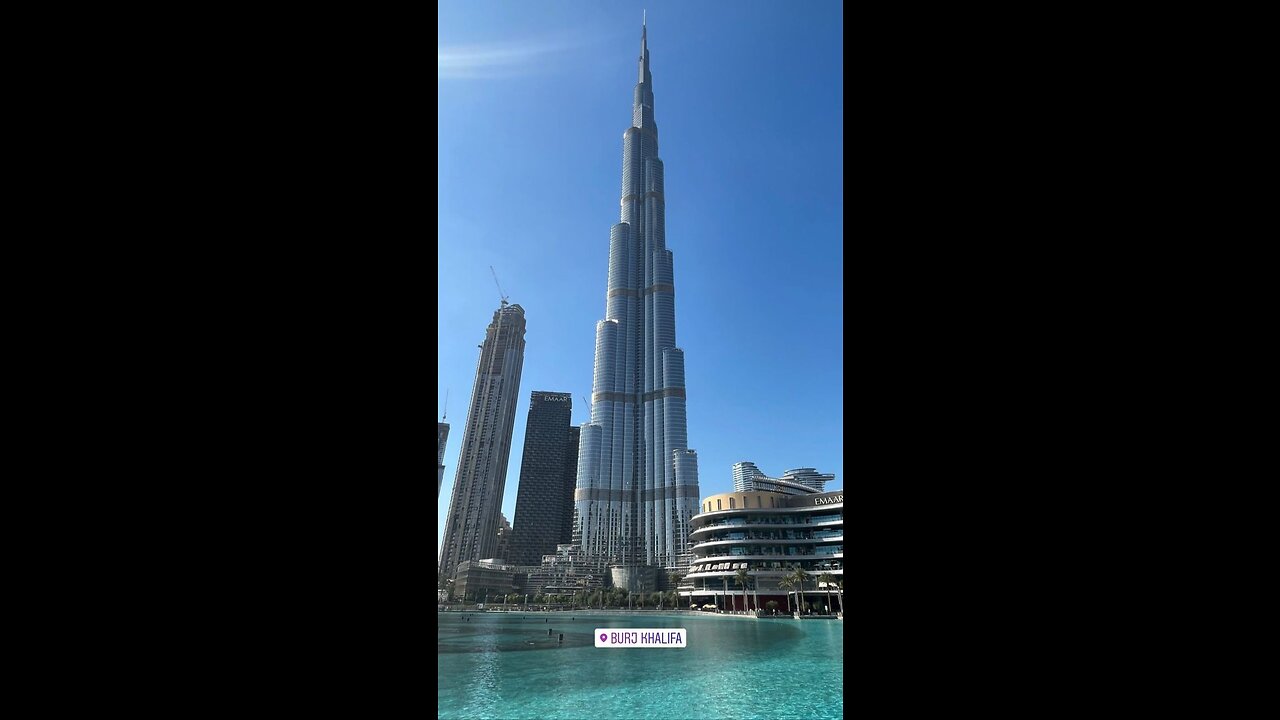 Burj khalifa Beautiful View Fountain Show