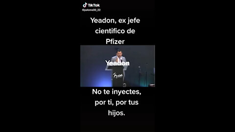 Michael Yeando, ex jefe cientifico de Pfizer.