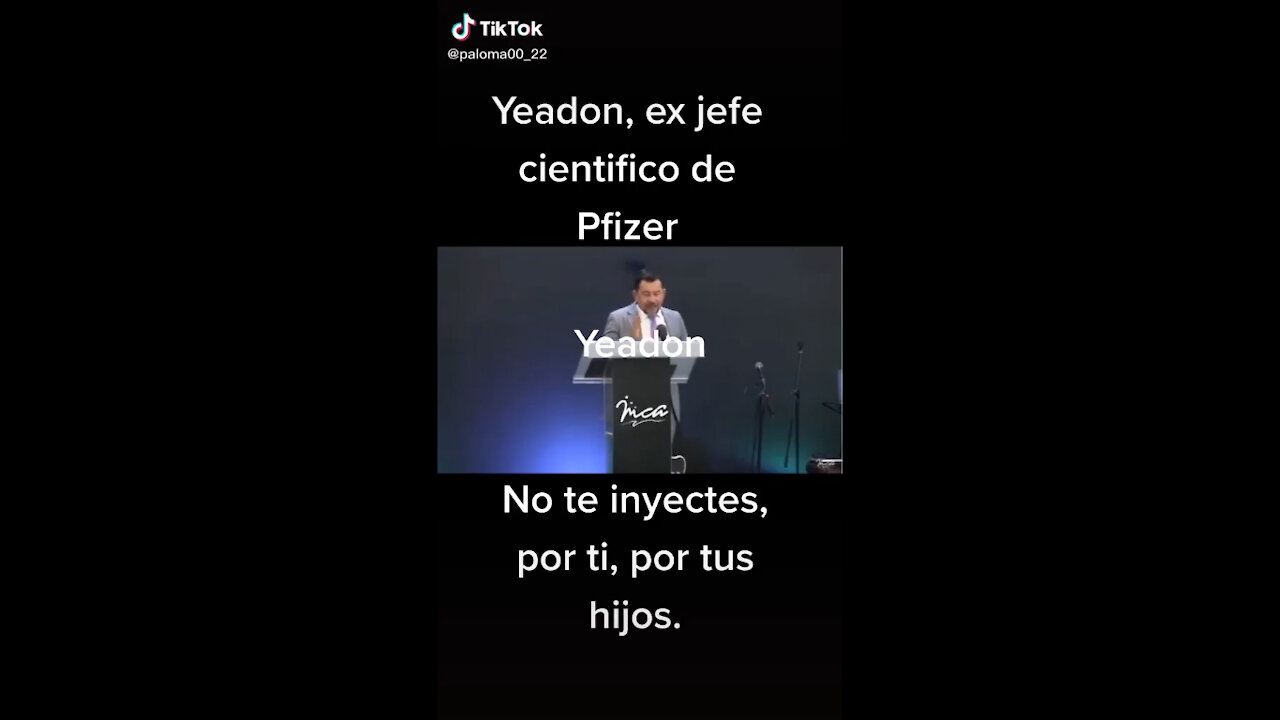 Michael Yeando, ex jefe cientifico de Pfizer.