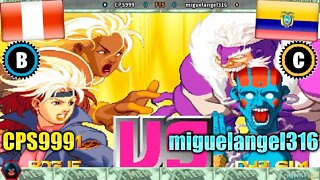 X-Men vs. Street Fighter (CPS999 Vs. miguelangel316) [Peru Vs. Ecuador]