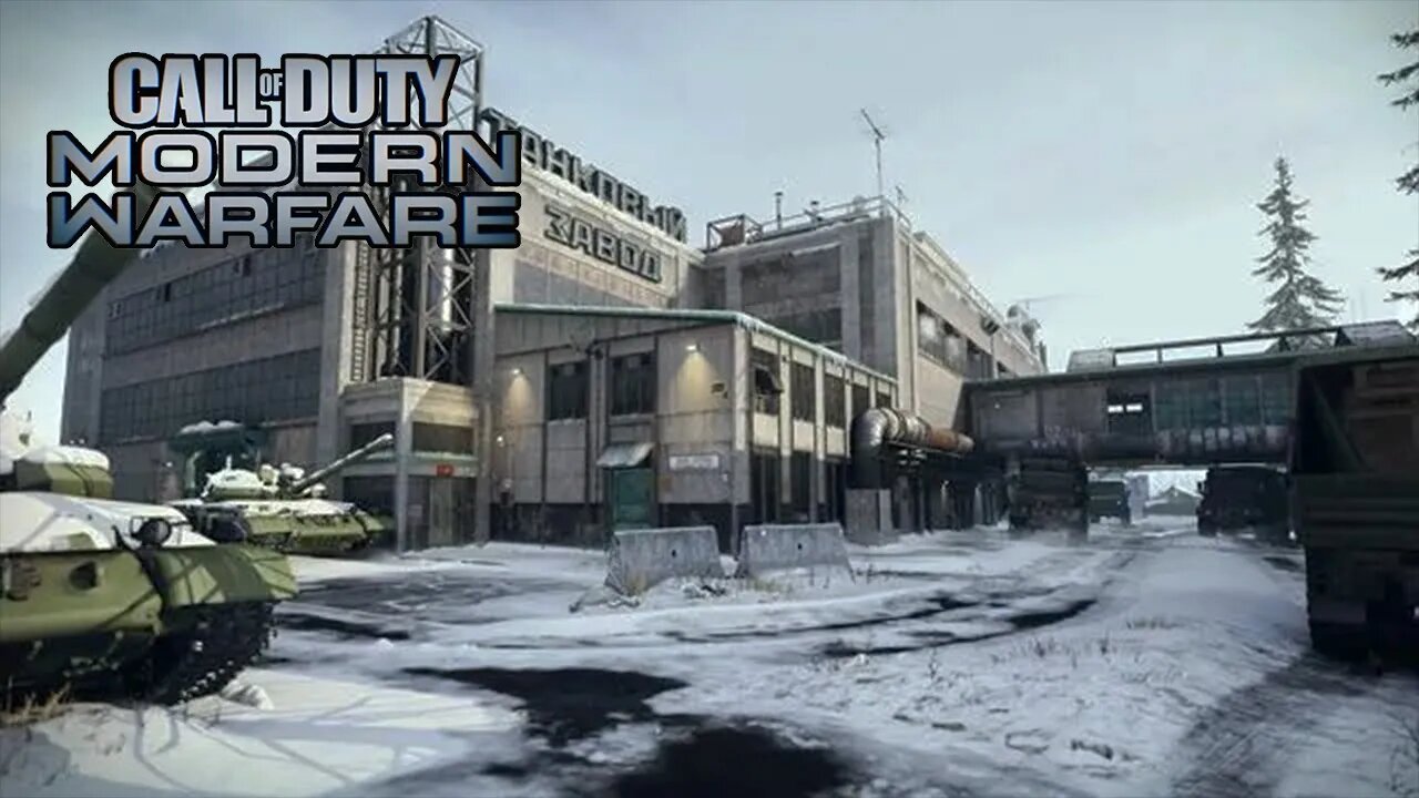 Call of Duty Modern Warfare 2019 Multiplayer Map Mialstor Tank Factory Gameplay