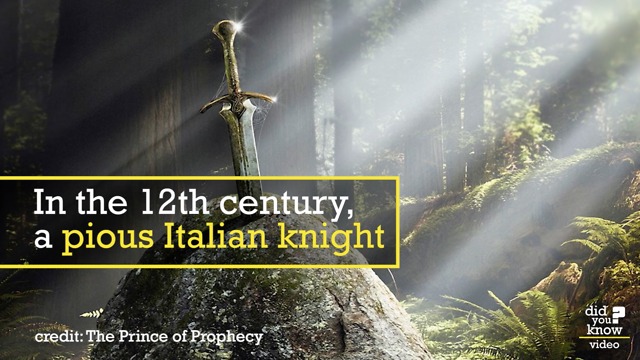 The Legendary Sword in the Stone Is Real, but It's in Italy, Not England.