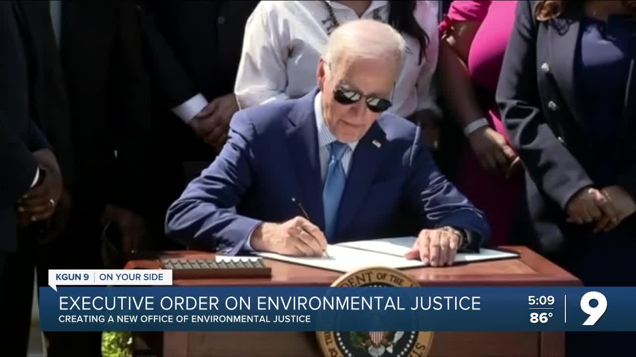 Biden signs executive order to create Office of Environmental Justice