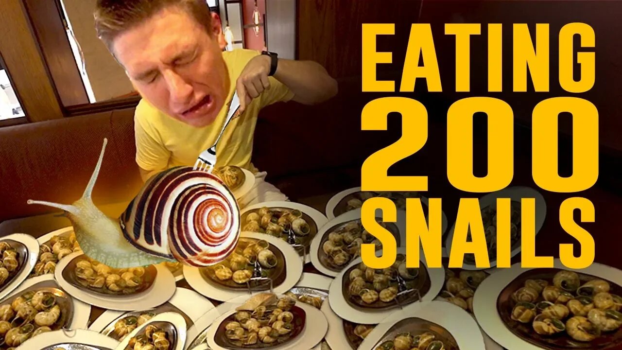 Eating Over 200 Snails In Paris! - Deleted Stevewilldoit Video