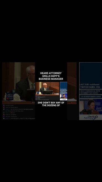 Amber Heard Attorney Grills Johnny Depp's Business Manager #shorts