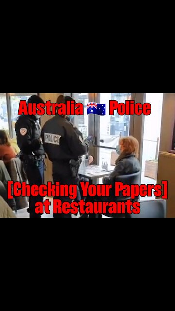 In Australia🚨Checking Your Papers🛂