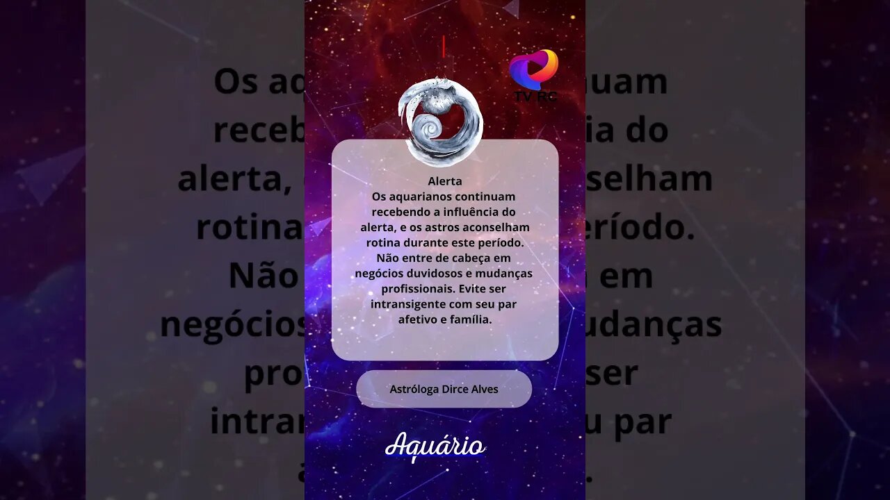 HORÓSCOPO DE #AQUÁRIO 02/08/23 - VOCÊ ESTÁ NO #ALERTA! CONFIRA AQUI! #shorts