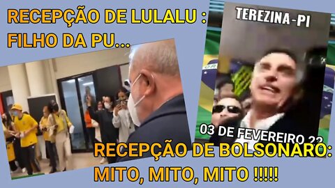 SURPREENDENTE RECEPÇÃO A LULALAU, AOS GRITO F...P..., QUASSE ENFARTOU, CARA DE PAU.