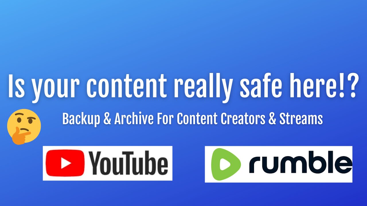 Backup & Archive For Content Creators & Streamers (Jan 2024)