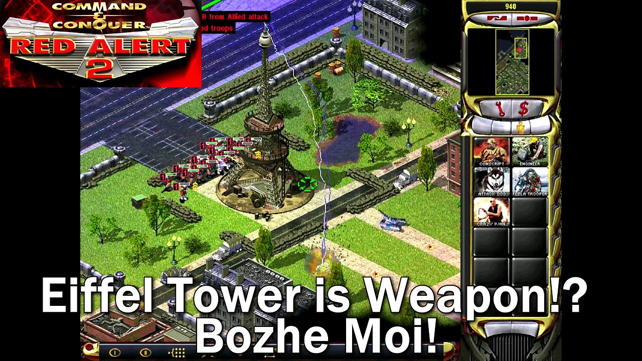 Command and Conquer: Red Alert 2- Soviets- Mission 5- City of Lights