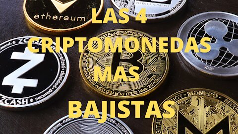 4 Criptomonedas Mas Bajistas – Véndanlos en el Mercado Alcista.