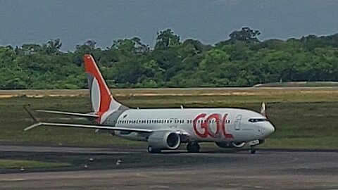 Boeing 737 MAX 8 PR-XMW pousa em Manaus vindo de Brasília