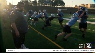 Creighton Prep takes precautions for football practice amid heat wave