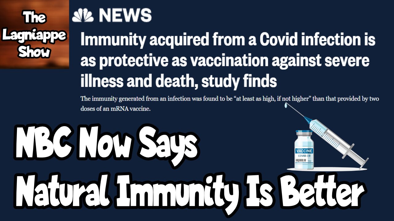 NBC Now Says Natural Immunity Is Better